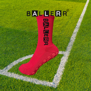 Ballerr®️ Red Grip Sock